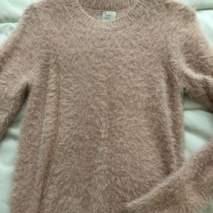 Target Pink Fuzzy Sweater